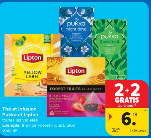 Offre: Thé et infusion