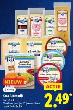 Aanbieding: Kaas Alpenstijl