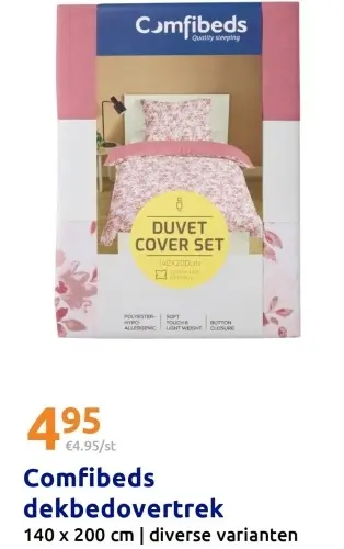 Promotie: Comfibeds dekbedovertrek