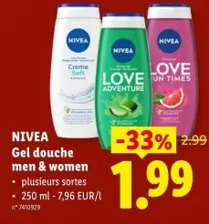 Offre: Gel douche