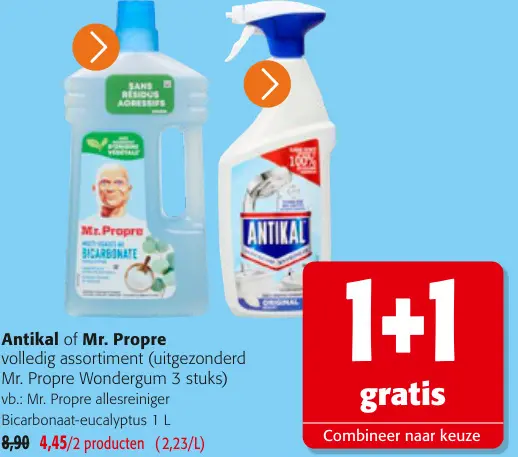 Promotie: Allesreiniger of kalkreiniger