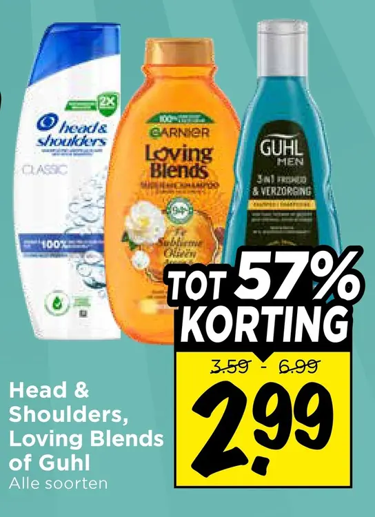 Aanbieding: Head & Shoulders, Loving Blends of Guhl