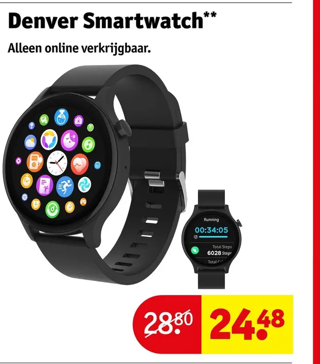 Aanbieding: Denver Smartwatch