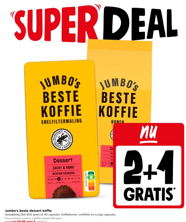 Promotie: Jumbo Beste dessert koffie