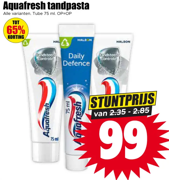 Aanbieding: Tandpasta