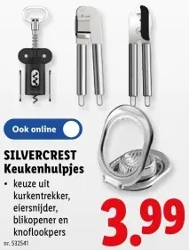 Promotie: SILVERCREST Keukenhulpjes