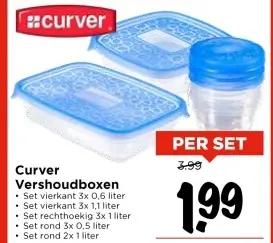 Aanbieding: Curver Vershoudboxen