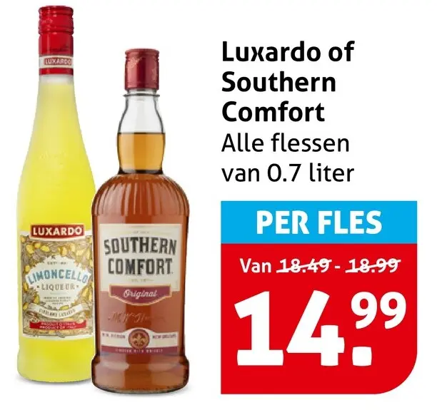 Aanbieding: Luxardo of Southern Comfort