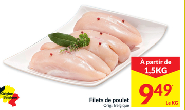 Offre: Filets de poulet