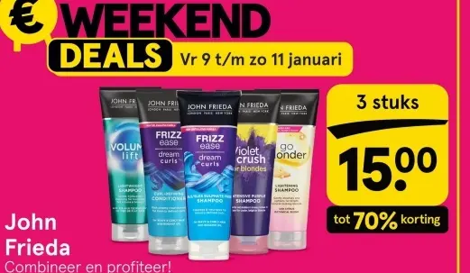 Aanbieding: John Frieda Shampoo/Conditioner