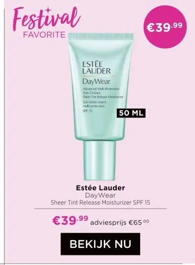 Aanbieding: DayWear Sheer Tint Release Moisturizer SPF 15