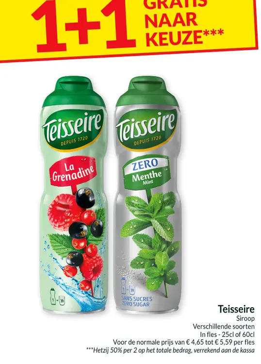 Promotie: Teisseire Siroop
