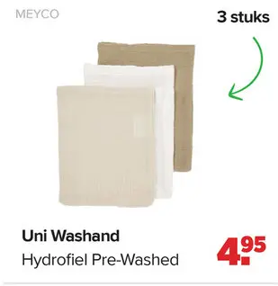 Aanbieding: Uni Washand