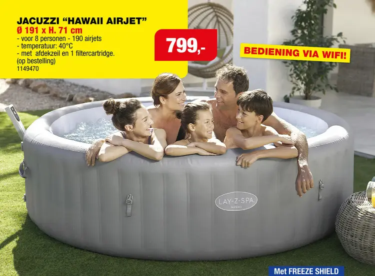 Promotie: Bestway Lay-Z-Spa Hawaii Airjet 8