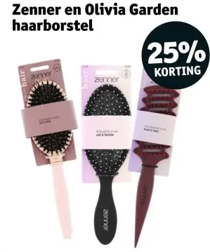 Promotie: Zenner en Olivia Garden haarborstel