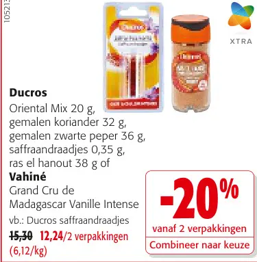 Promotie: Ducros of Vahiné