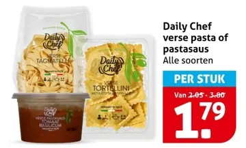 Aanbieding: Daily Chef verse pasta of pastasaus