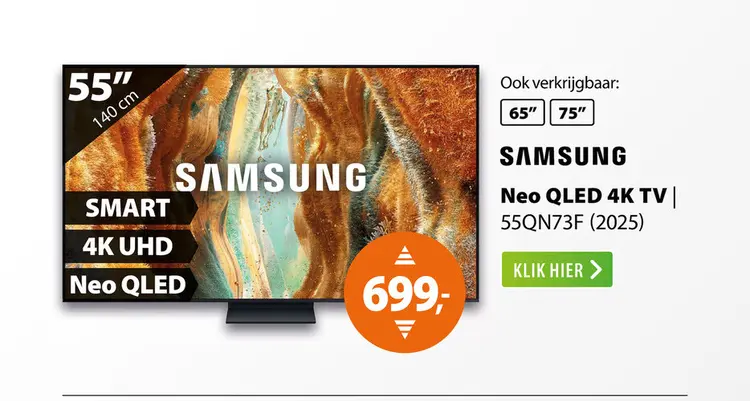 Aanbieding: Samsung Neo QLED 4K 55QN73F (2025)
