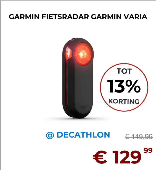 Aanbieding: Fietsradar GARMIN varia