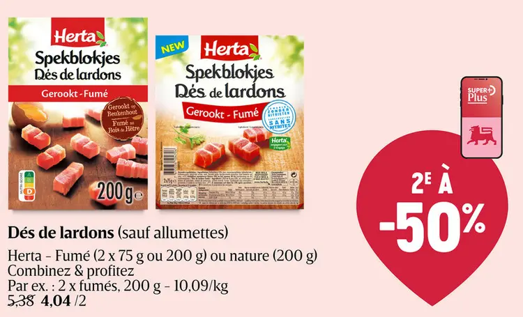 Offre: Dés de lardons