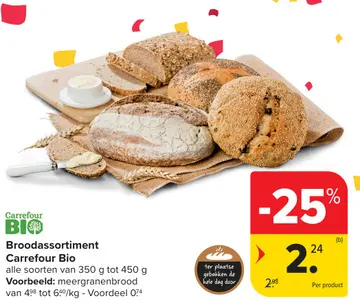 Aanbieding: Broodassortiment Carrefour Bio