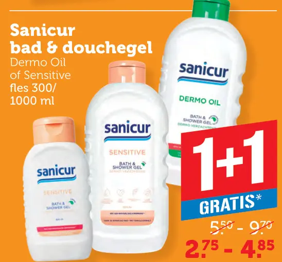 Aanbieding: bad & douchegel
