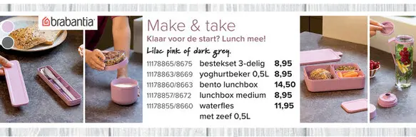 Promotie: bestekset 3-delig