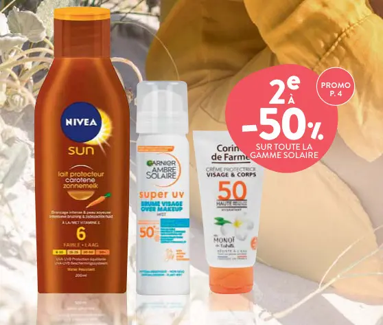 Offre: Lait protecteur carotène / Super UV Brume Vis