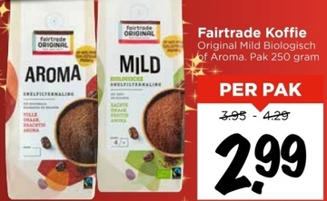 Aanbieding: Fairtrade Koffie