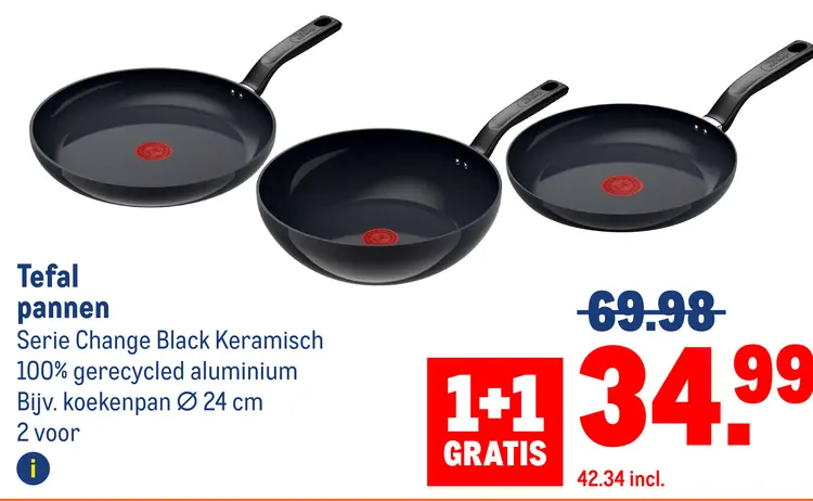 Aanbieding: Tefal pannen