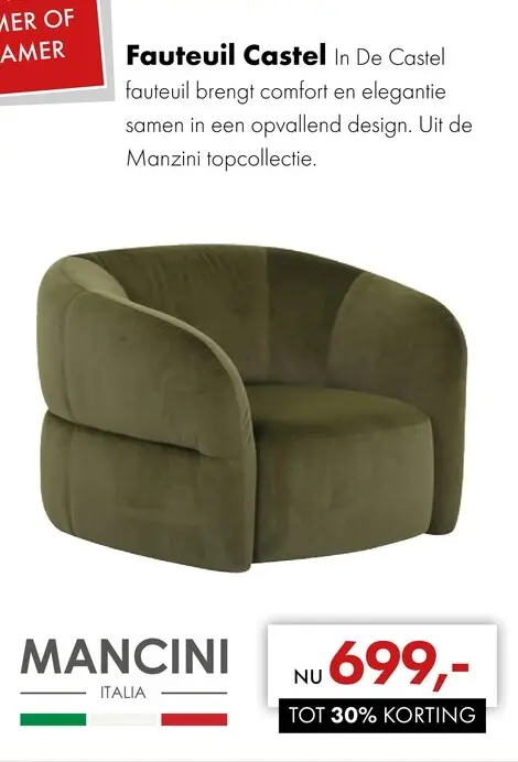 Aanbieding: Castel fauteuil