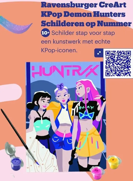 Promotie: KPOP Demon Hunters Schilderen op Nummer