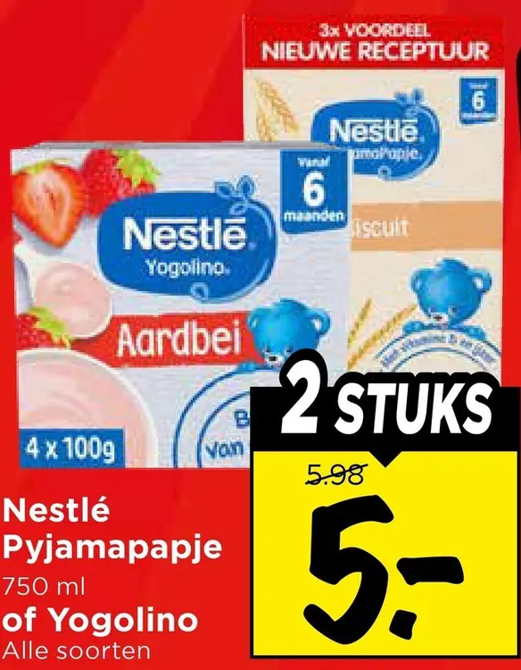 Aanbieding: Pyjamapapje of Yogolino