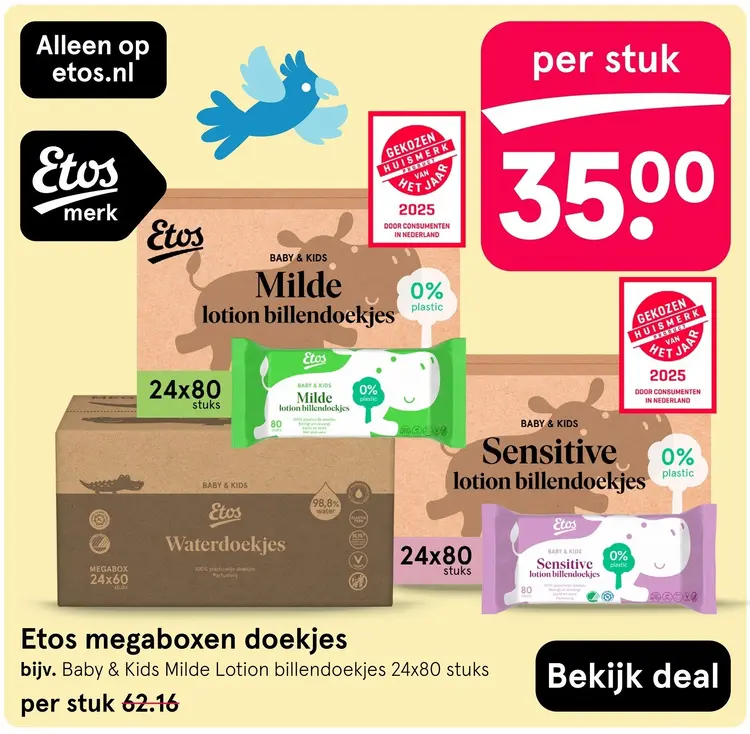 Aanbieding: Megaboxen doekjes