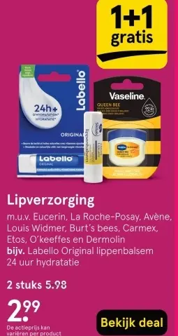 Aanbieding: Lipverzorging
