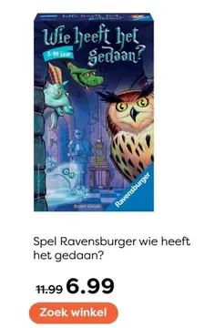 Aanbieding: Spel Ravensburger wie heeft het gedaan?