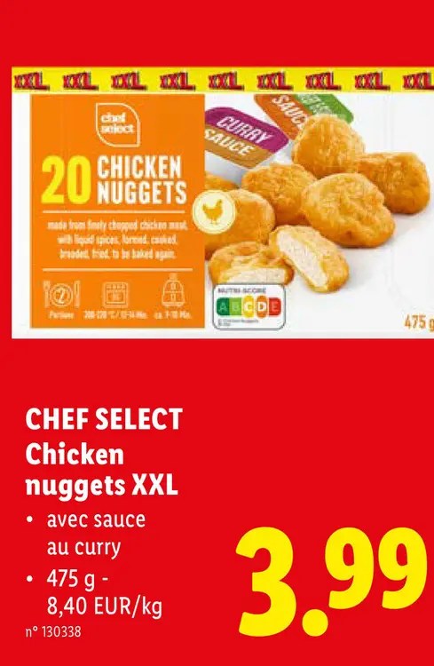 Offre: Chicken nuggets XXL