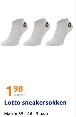 Aanbieding: sneakersokken