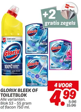 Aanbieding: Glorix bleek of toiletblok