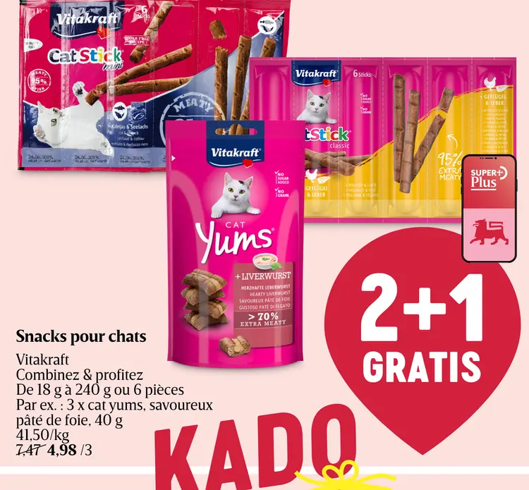 Offre: Snacks pour chats