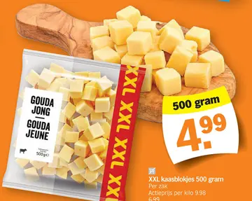 Aanbieding: XXL kaasblokjes