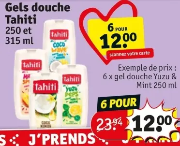 Offre: Gels douche