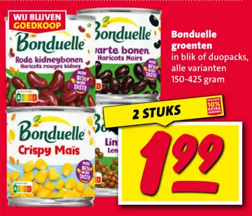 Aanbieding: Bonduelle groenten