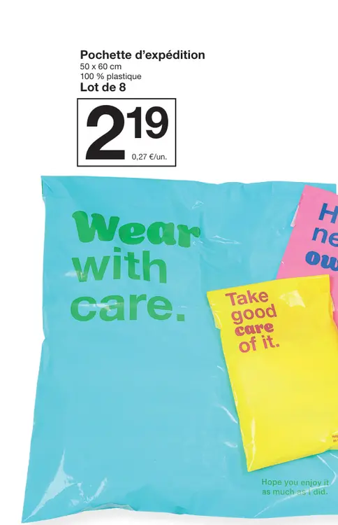 Offre: Pochette d'expédition