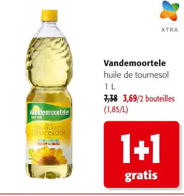 Offre: huile de tournesol