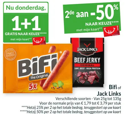 Promotie: BiFi of Jack Links