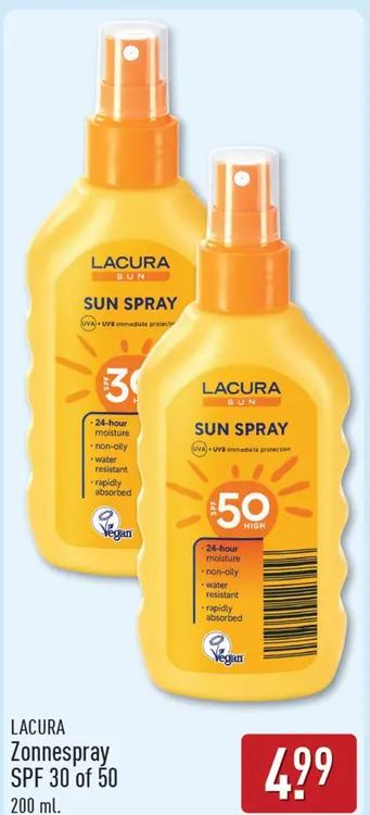Aanbieding: Zonnespray SPF 30 of 50