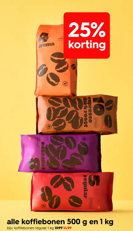 Aanbieding: Alle koffiebonen