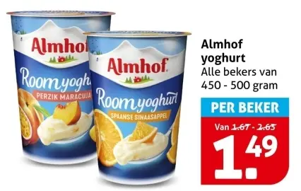 Aanbieding: Yoghurt