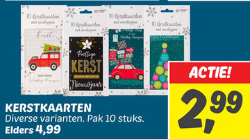 Aanbieding: KERSTKAARTEN